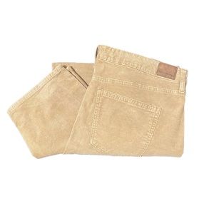 American Eagle Mom Straight Jean tan corduroy pants